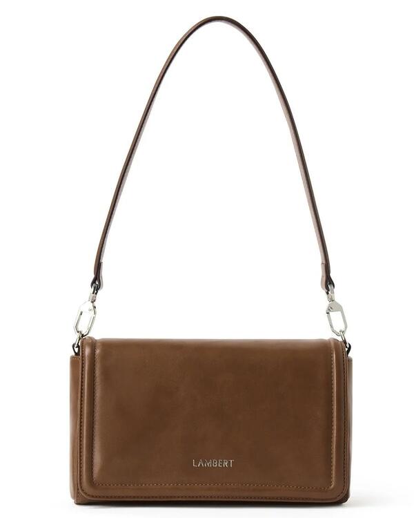 LAMBERT | Le Alyssa - Sac à bandoulière en cuir - Hazelnut