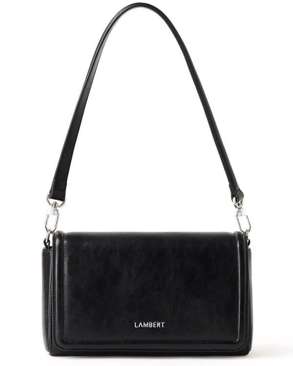 LAMBERT | Le Alyssa - Sac à bandoulière en cuir - Noir