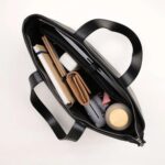 LAMBERT | Le Danyka - Sac fourre-tout en cuir vegan - Noir