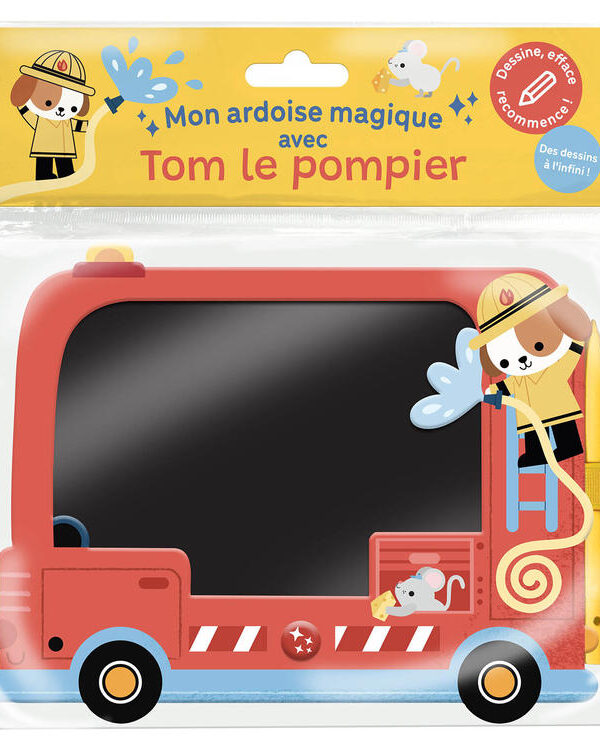AUZOU | Mon ardoise magique avec tom le pompier