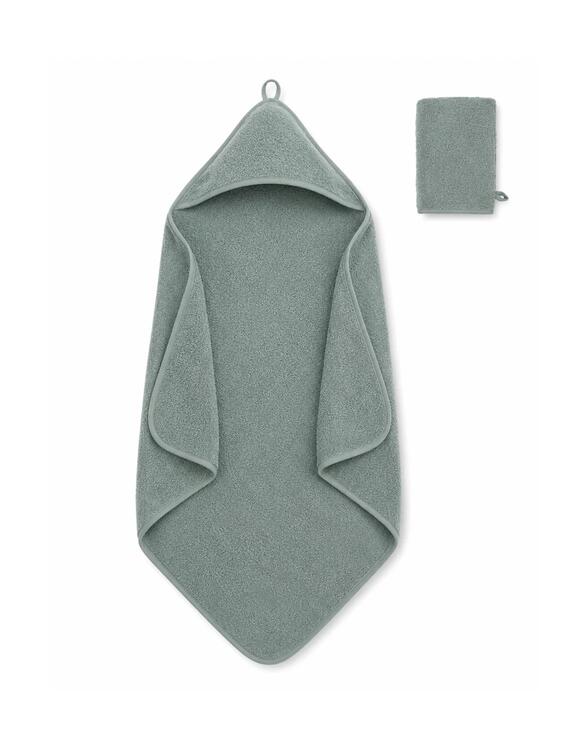 MENOUM | Serviette de bain pour enfant - Vert
