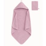 MENOUM | Serviette de bain pour enfant - Rose