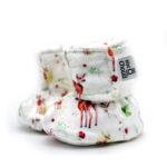 BÉBÉ Ô CHAUD | Pantoufles à velcro – Bambi des bois (6-9 mois)