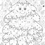 PiCO | Affiche à colorier Géante - Le sapin