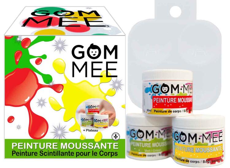 GOM-MEE | Peinture moussante - Boite de Noel