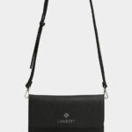 LAMBERT | Le Gabrielle - Sac à main 3-en-1 en cuir vegan dusty - Noir