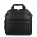 LAMBERT | Le Nala - Sac à couches en cuir vegan - Noir