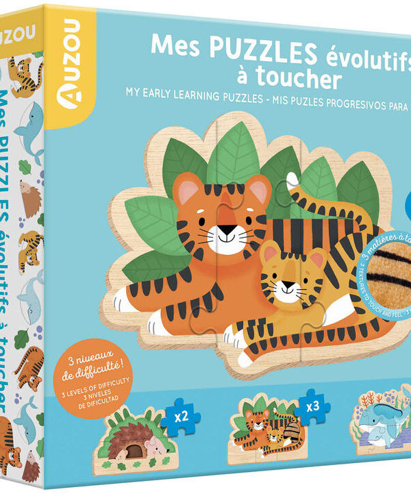 AUZOU | Mes Puzzles Évolutifs à Toucher