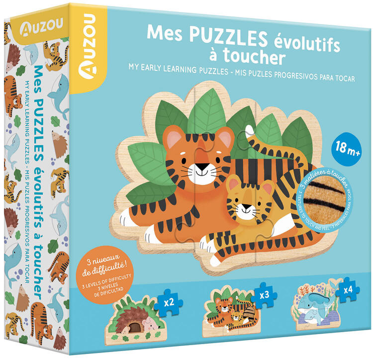 AUZOU | Mes Puzzles Évolutifs à Toucher