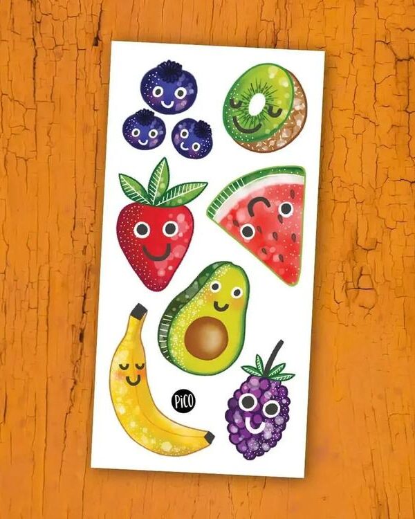 PiCO | Tatouage Temporaire - Les fruits en folie