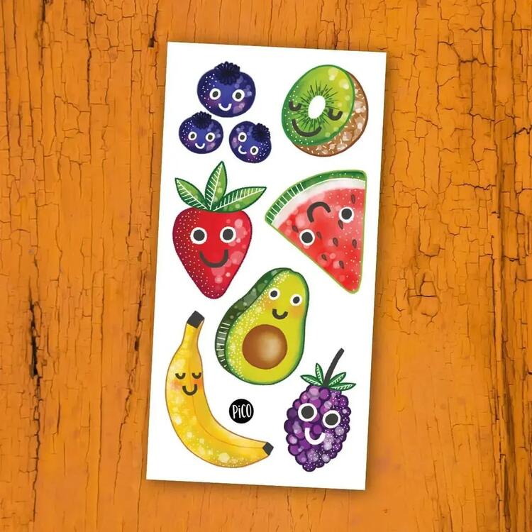 PiCO | Tatouage Temporaire - Les fruits en folie
