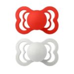 BIBS | Style Supreme avec Tétine Symétrique - Candy apple & haze (size 1)