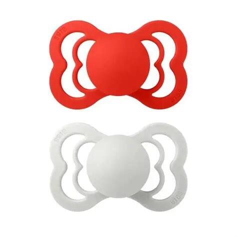 BIBS | Style Supreme avec Tétine Symétrique - Candy apple & haze (size 1)