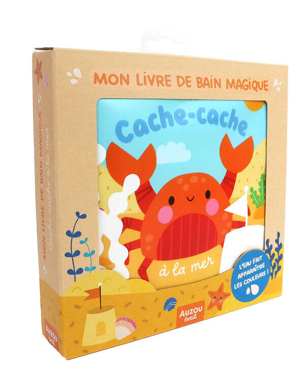 AUZOU | Mon Livre de Bain Magique - Cache-cache à la mer