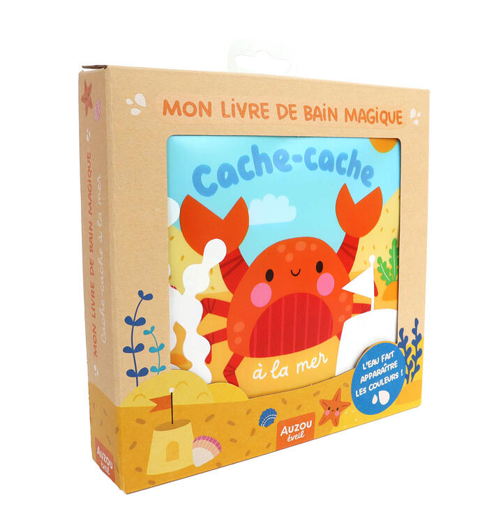 AUZOU | Mon Livre de Bain Magique - Cache-cache à la mer