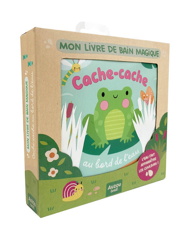 AUZOU | Mon Livre de Bain Magique - Cache-cache au bord de l'eau