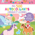 AUZOU | Mes Tout Premiers Autocollants - Mes 500 autocollants - Chevaux et licornes