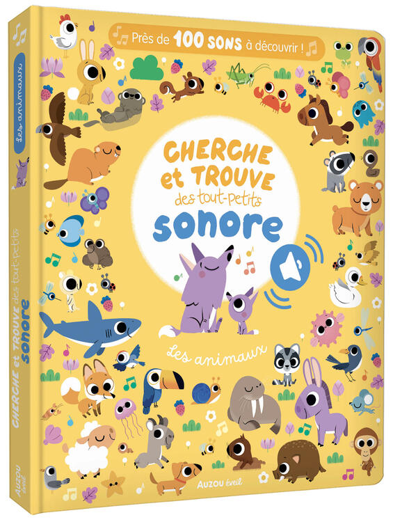 AUZOU | Cherche et trouve sonores - Les animaux