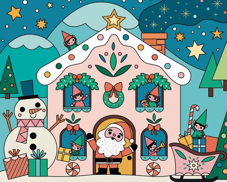 AUZOU | Mes premières peintures magiques de Noël