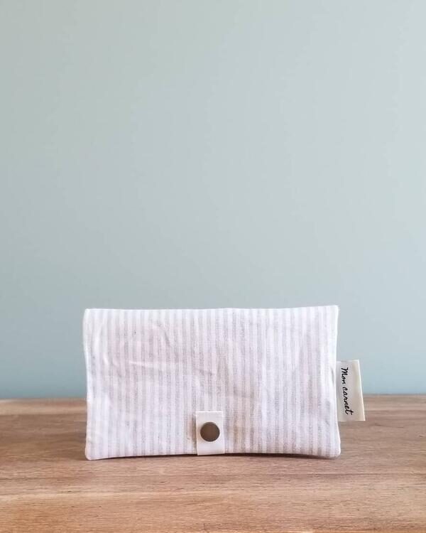 SAUGE & CO | Protège Carnet de Santé ou Passeport - Lin ligné