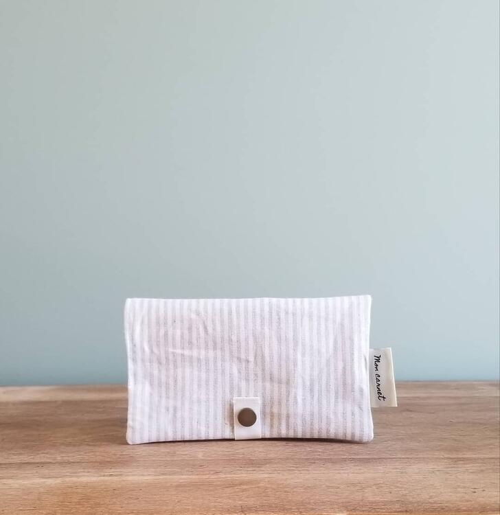 SAUGE & CO | Protège Carnet de Santé ou Passeport - Lin ligné