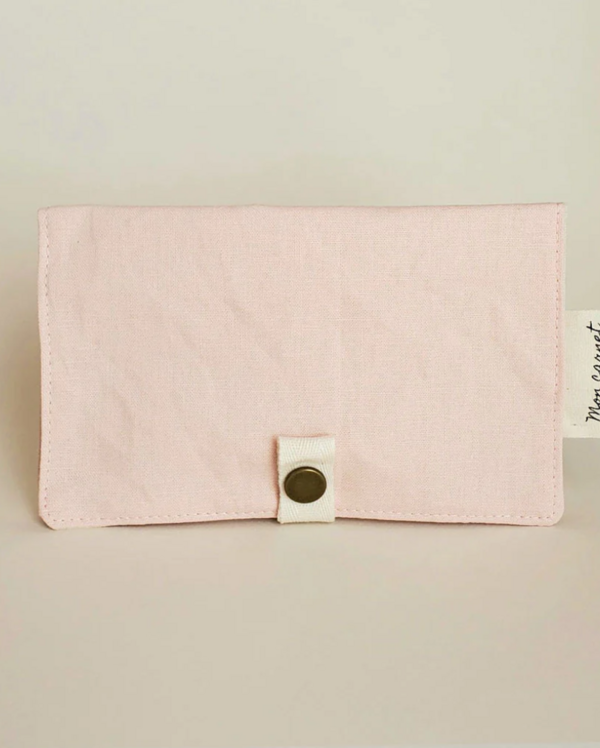 SAUGE & CO | Protège Carnet de Santé ou Passeport - Pivoine
