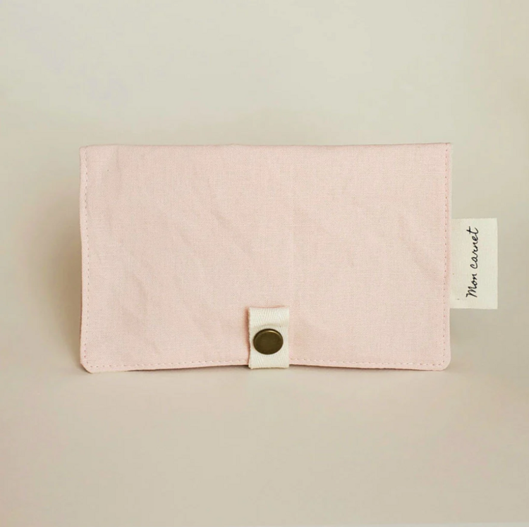SAUGE & CO | Protège Carnet de Santé ou Passeport - Pivoine
