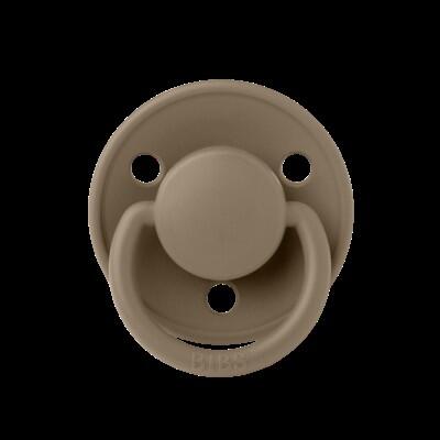 BIBS | Style De Lux avec Tétine Ronde en Silicone - Chêne Foncé (one size)