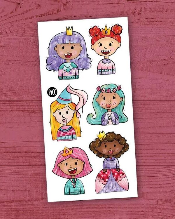 PiCO | Tatouage Temporaire - Les princesses espiègles