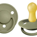BIBS | Style De Lux avec Tétine Ronde - Olive (One size)