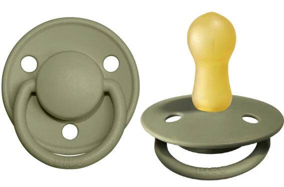 BIBS | Style De Lux avec Tétine Ronde - Olive (One size)
