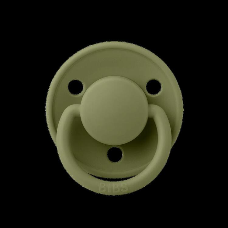 BIBS | Style De Lux avec Tétine Ronde - Olive (One size)