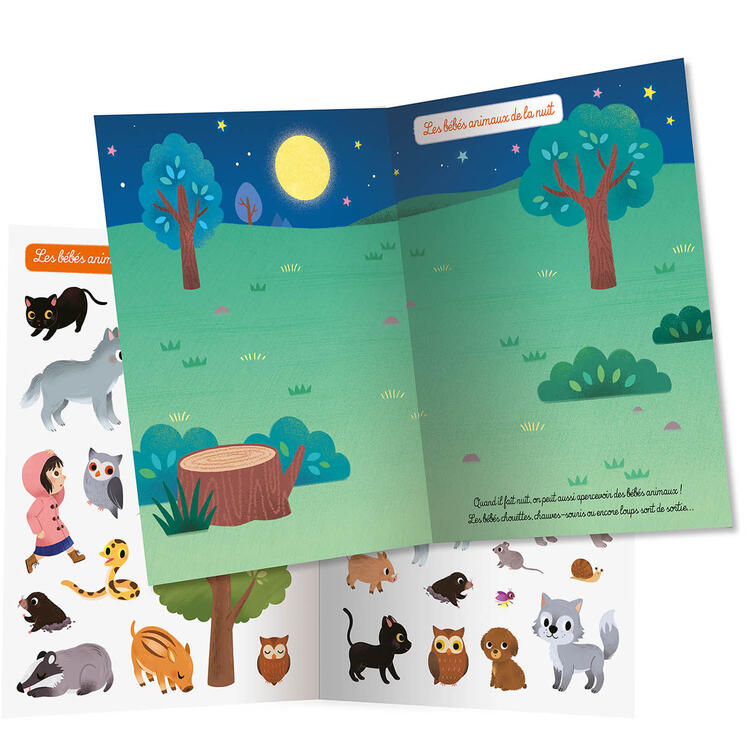 AUZOU | Mes Tout Premiers Autocollants - Mes 500 autocollants - Bébés animaux