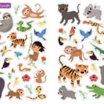 AUZOU | Mes Tout Premiers Autocollants - Mes 500 autocollants - Bébés animaux