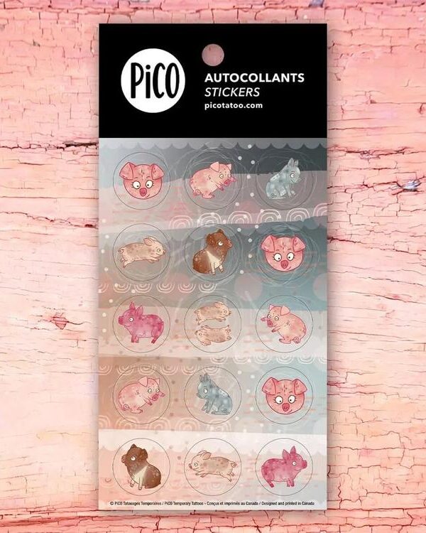 PiCO | Autocollants - Les cochons