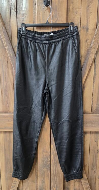 BABATON | Pantalon en cuir noir - gr 2