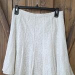 BCBG MAXAZRIA | Jupe en dentelle fleuri - Gr 02