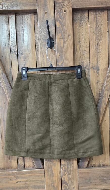 TED BAKER | Jupe en suède vert - gr 1