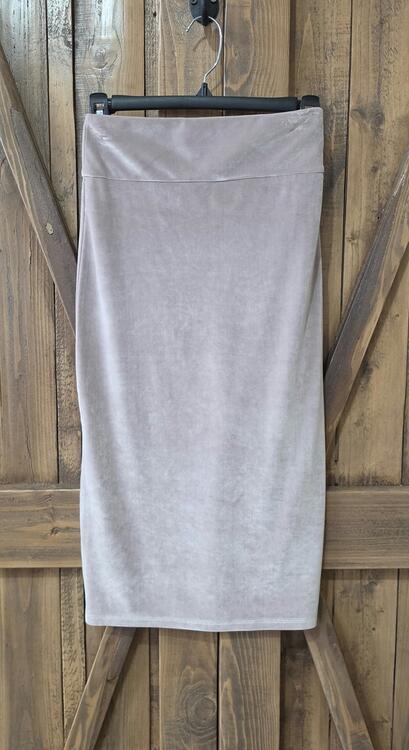 WILFRED | Jupe en velours vieux rose - XS