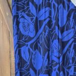 SKYE | Pantalon fleuri bleu & noir - XS