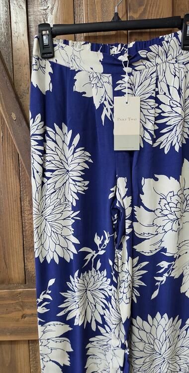 PART TWO | Pantalon fleuri bleu - XS *neuf