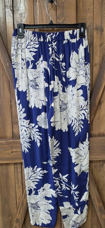 PART TWO | Pantalon fleuri bleu - XS *neuf