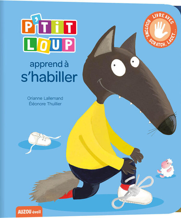 AUZOU | P'tit loup apprend à s'habiller
