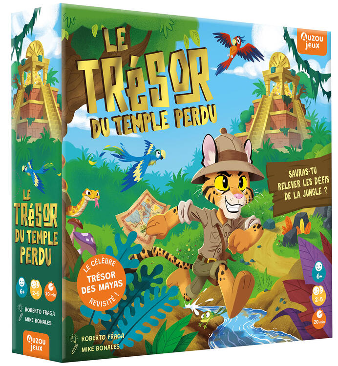 AUZOU | Grand jeu - Le trésor du temple perdu
