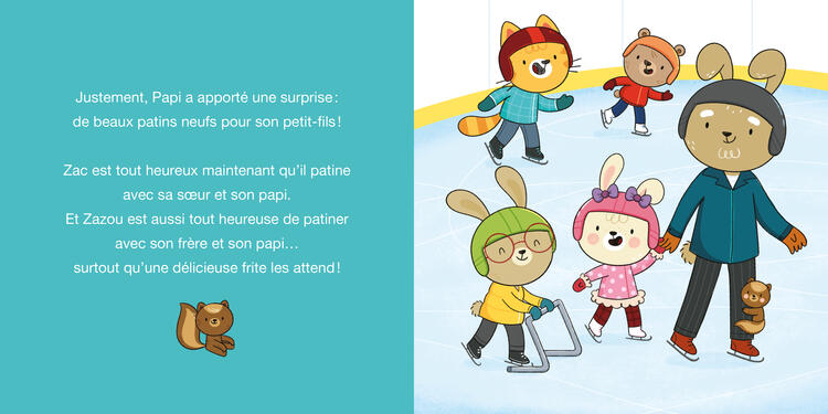 AUZOU | Zac et zazou apprennent à patiner
