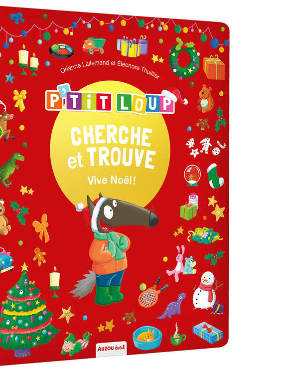 AUZOU | Cherche et trouve des tout-petits - P'tit loup - Vive noël !