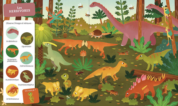 AUZOU | Cherche et trouve des tout-petits - Les dinosaures