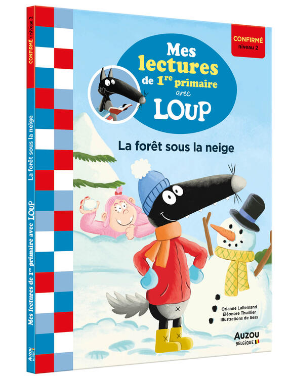 AUZOU | Mes premières lectures de 1re Année -avec Loup - La forêt sous la neige