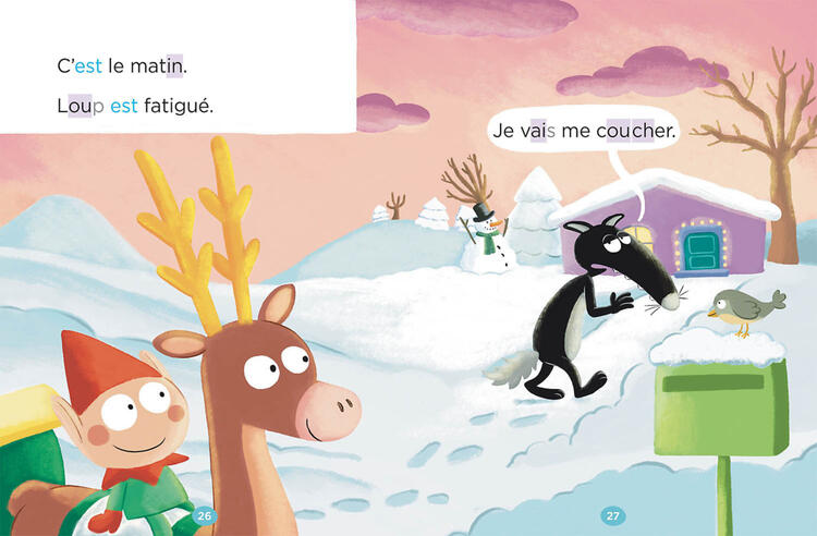 AUZOU | Mes premières lectures de 1er années avec Loup - Mission noël