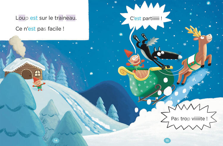 AUZOU | Mes premières lectures de 1er années avec Loup - Mission noël